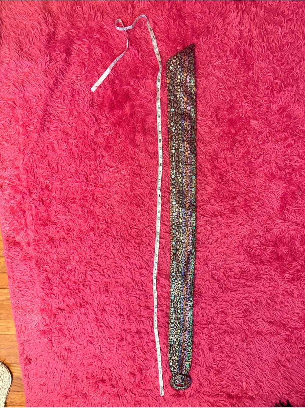 Mademoiselle vintage belt Multicolor Sparkle.